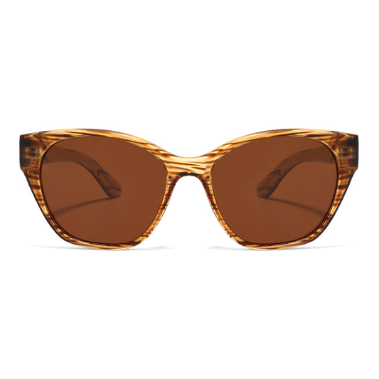 Handmade Bamboo Faux Woodgrain Sunglasses - YOGAZ