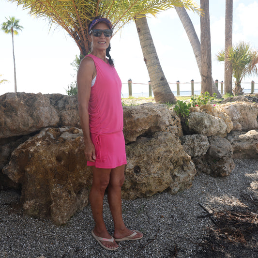 Pink Soft Sustainable Bamboo Fabric - YOGAZ