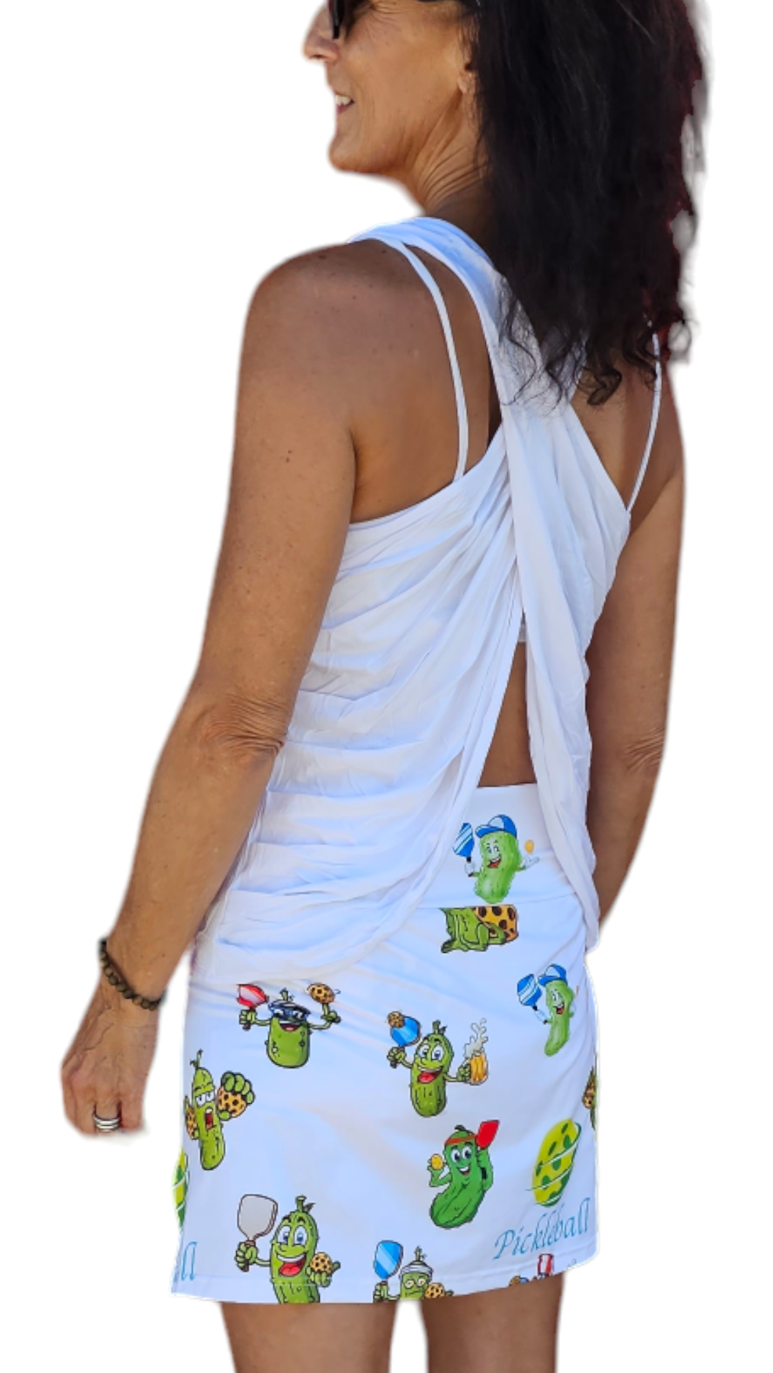 YOGAZ New Pickles Playing Pickleball Skorts are here in Sizes Extra Extra Small to XXL