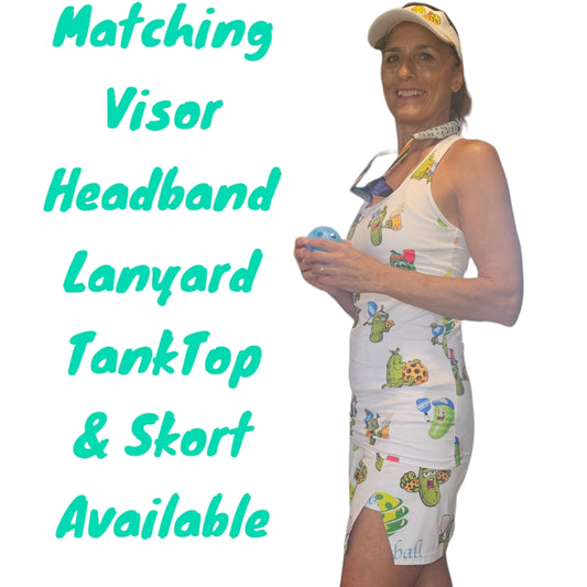 Pickles Playing Pickball Tank Top - YOGAZ