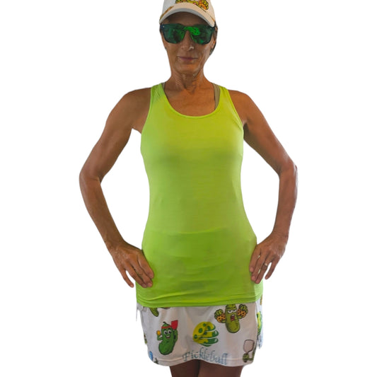 Bamboo Eco Freindly Green Racer Back Tank Top - YOGAZ