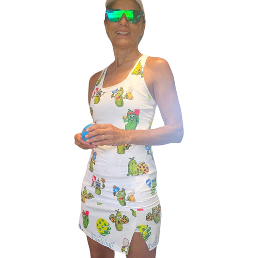 Pickles Playing Pickball Tank Top - YOGAZ