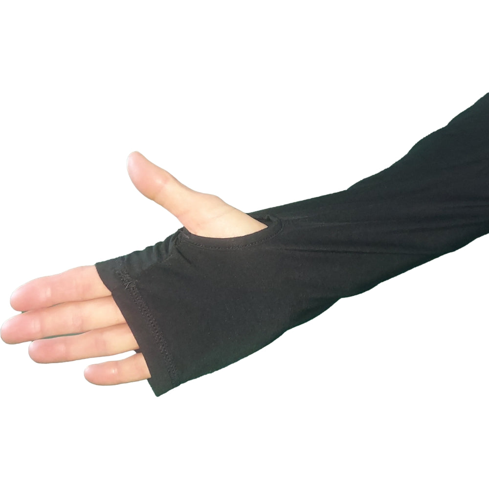 YOGAZ Eco-Friendly Bamboo Breathe Black Long Sleeve Shirt - YOGAZ