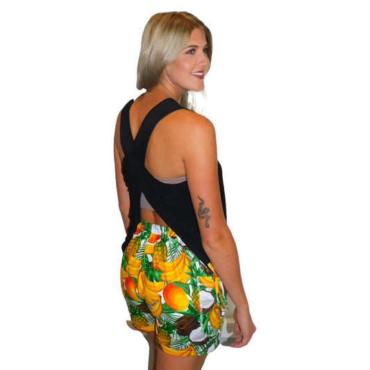 Yogaz Tooty Fruity Fun Print Shorts - YOGAZ