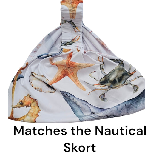Nautical Skort Headband - YOGAZ