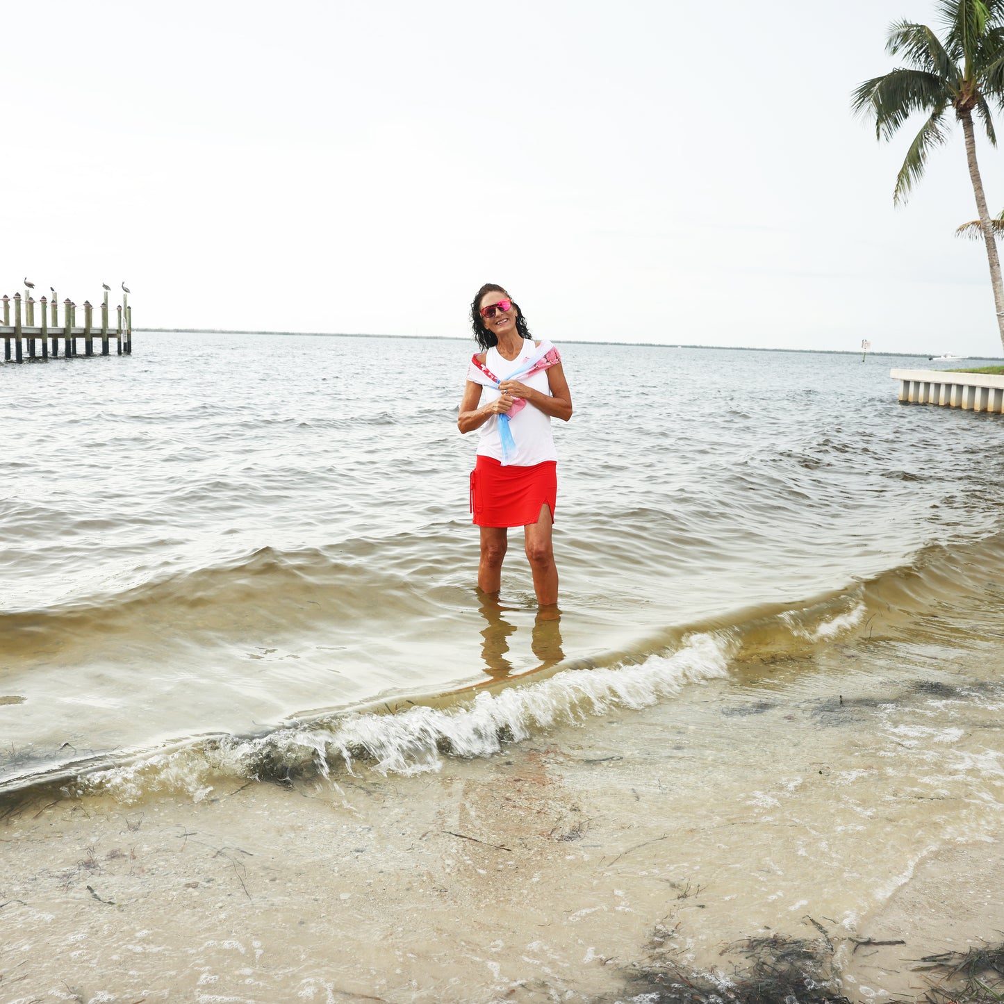 NEW!! Red Eco Friendly Modal Skort - YOGAZ