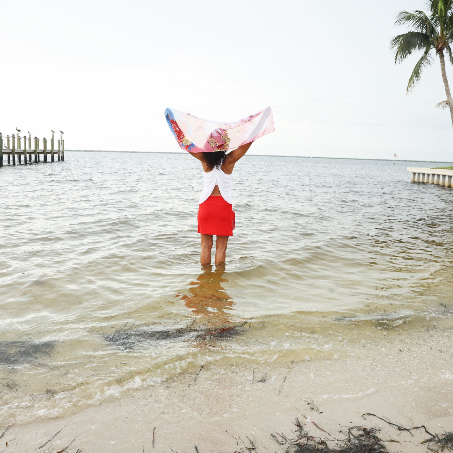 NEW!! Red Eco Friendly Modal Skort - YOGAZ
