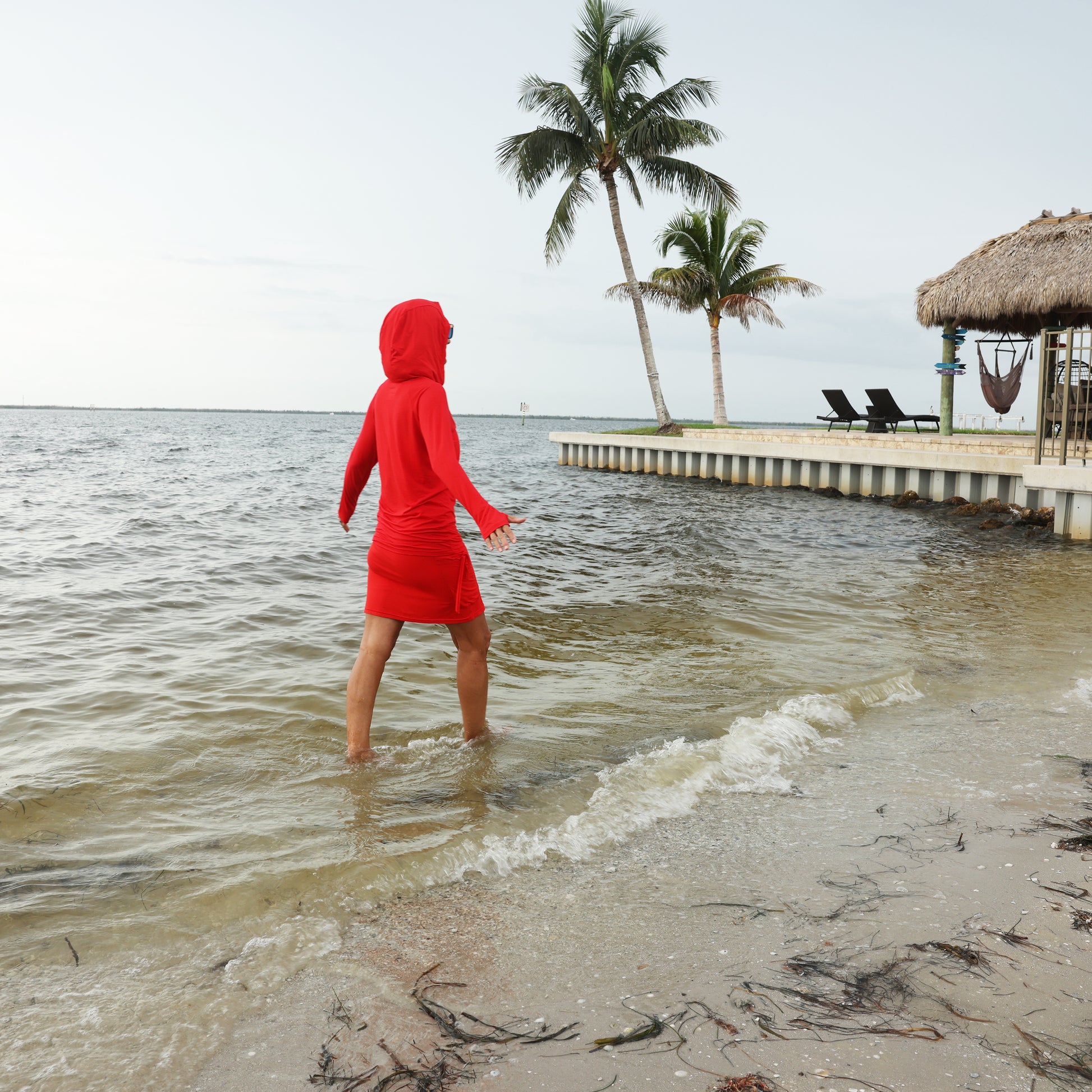 NEW!! Red Eco Friendly Modal Skort - YOGAZ