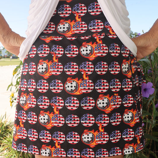 Skort Red, White & Blue USA - YOGAZ