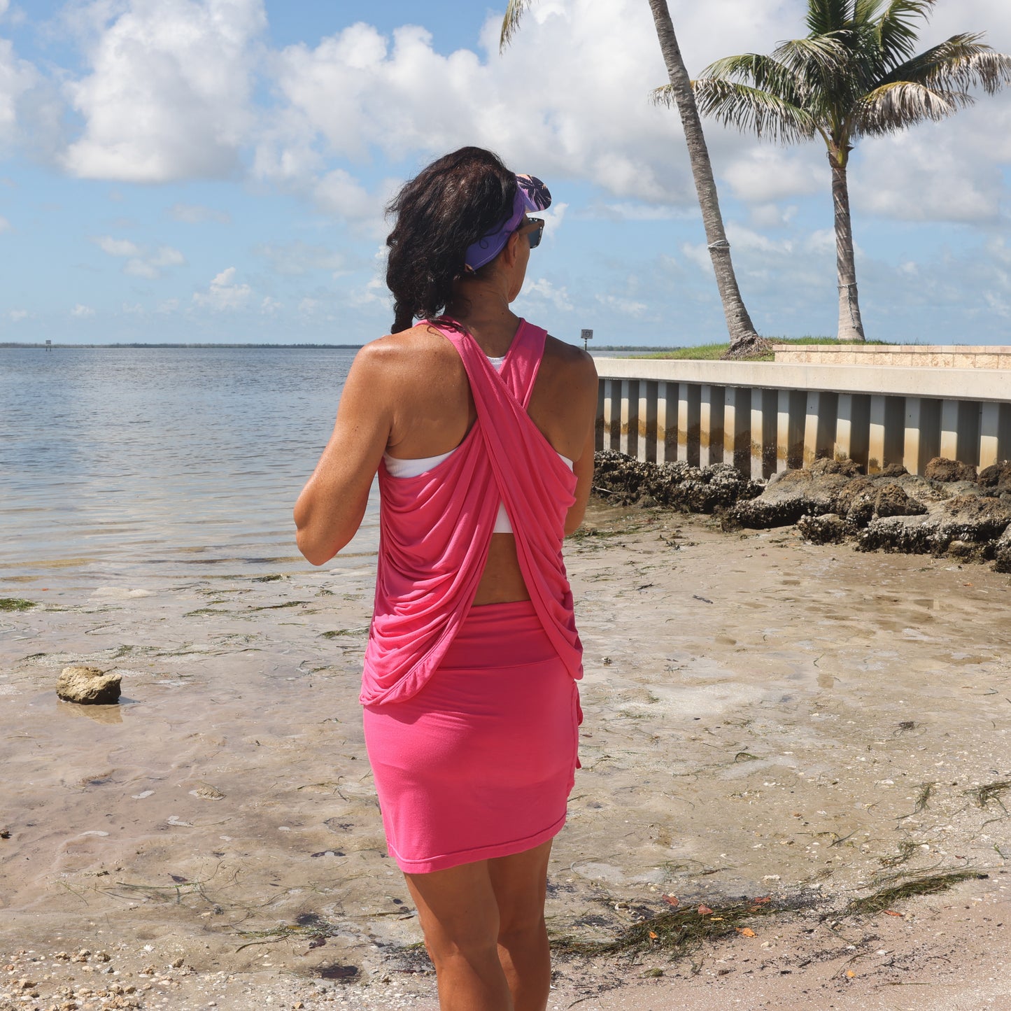 Pink Soft Sustainable Bamboo Fabric - YOGAZ