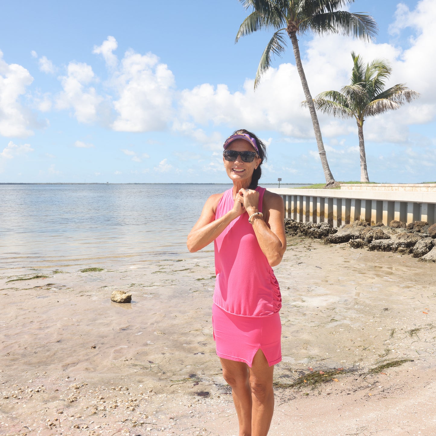 Pink Soft Sustainable Bamboo Fabric - YOGAZ