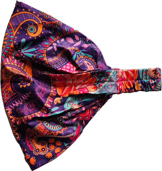 a colorful bow tie on a white background