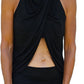 Black Bamboo Skort - Soft Bamboo Fabric, Breathable, Sizes XXS-XXL