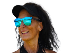 Load image into Gallery viewer, a woman wearing sunglasses and a black hat
