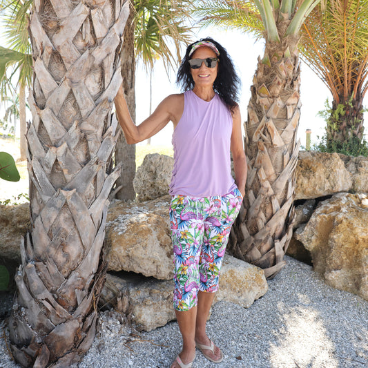 Flamingo Capris - YOGAZ