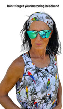 Load image into Gallery viewer, Parrots in Paradise Super Cool Chill Tank Top
