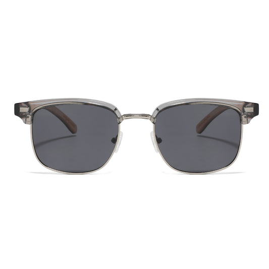 YOGAZ Cool Gray Low Profile Bamboo Sunglasses - YOGAZ