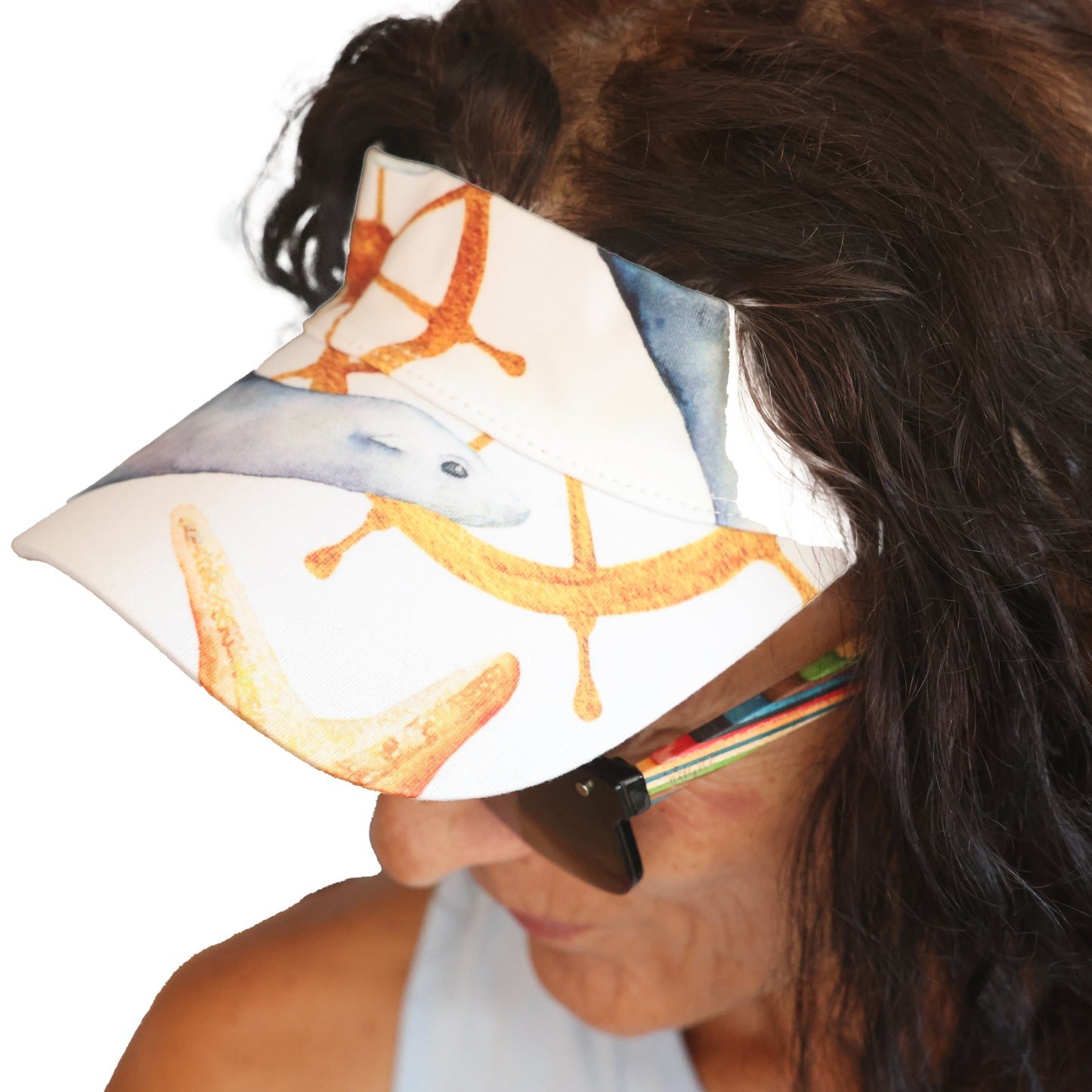 YOGAZ Nautical Skort Ocean Life Print - YOGAZ