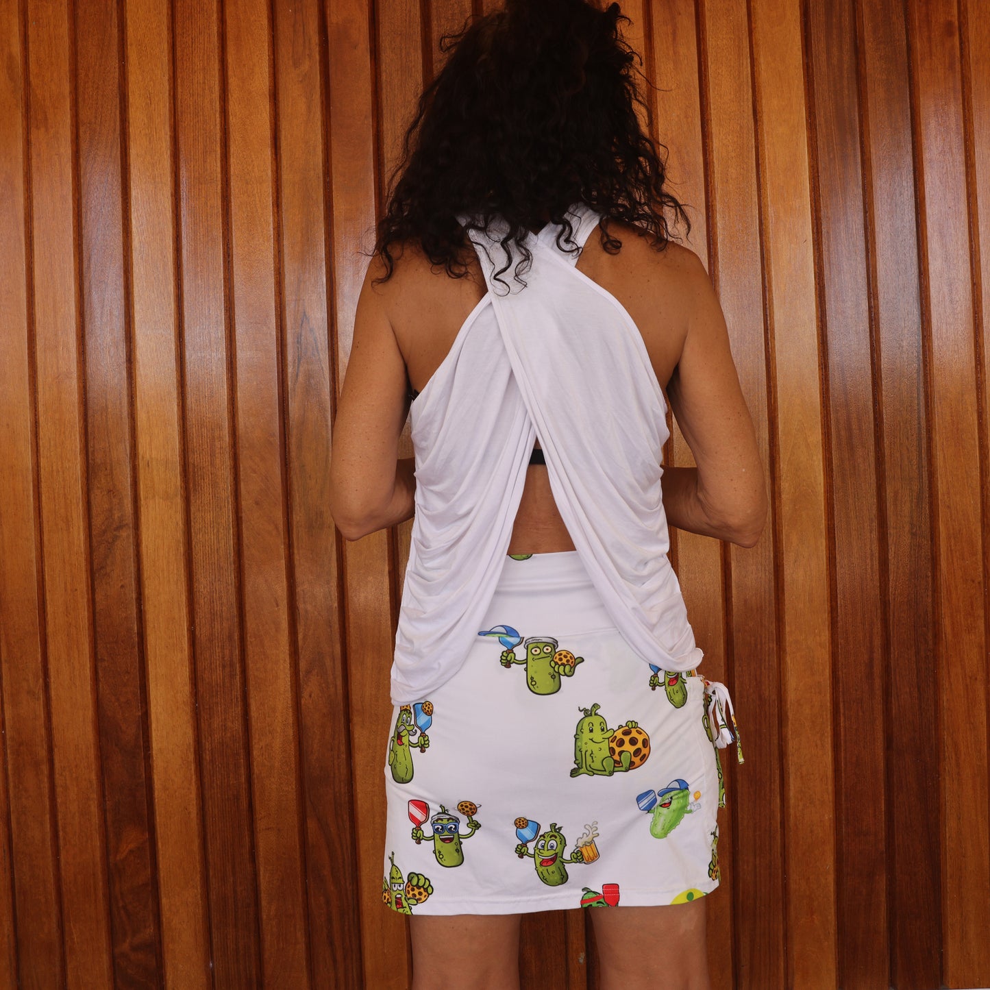 Pickles Playing Pickleball Skorts - YOGAZ