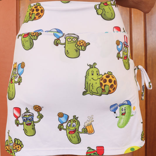 Pickles Playing Pickleball Skorts - YOGAZ