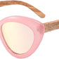 Yogaz Pink Kitty Bamboo Sunglasses
