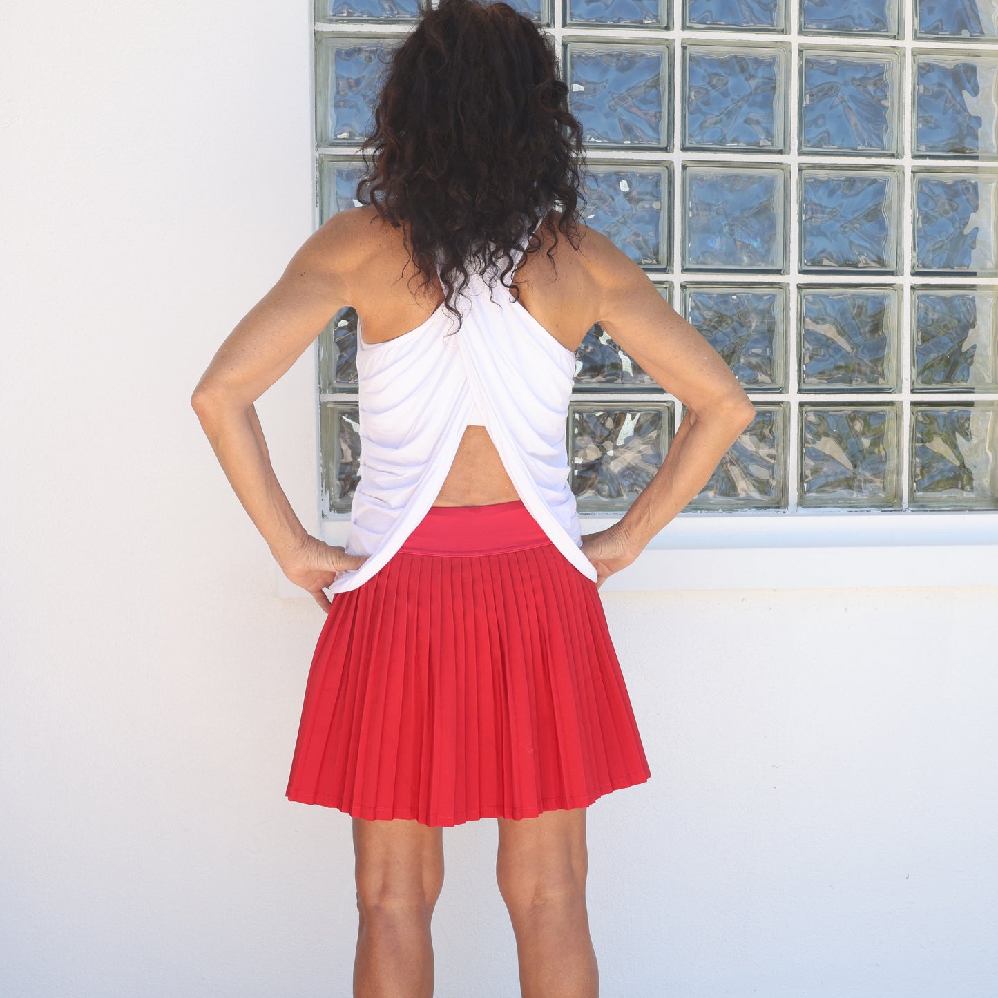 Red Pleated Skort - YOGAZ