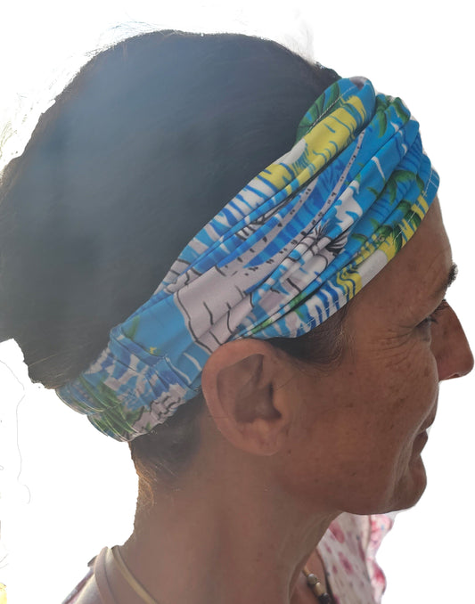 YOGAZ Serenity Headband matches the YOGAZ Serenity Shorts - YOGAZ