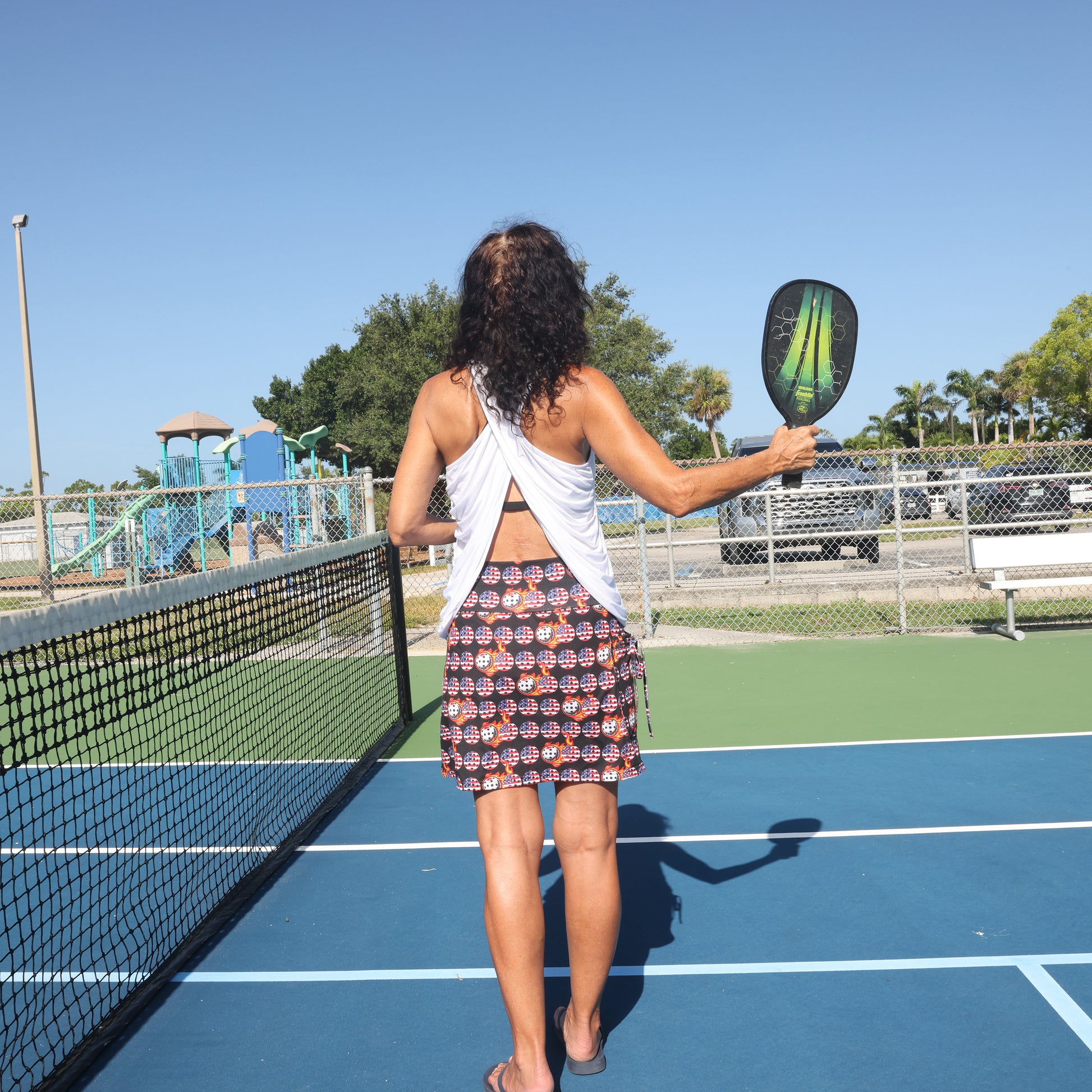 Skort Red, White & Blue USA - YOGAZ