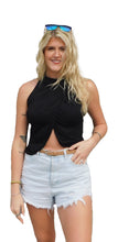 Load image into Gallery viewer, The Yogaz Black Sexy Top is well, really sexy! Made with Sustainable Eco-Friendly Bamboo!
