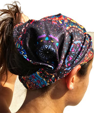 Load image into Gallery viewer, a close up of a person wearing amandala headband 

