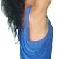 YOGAZ Eco-Friendly Bamboo BOW Tank Top in Royal Blue