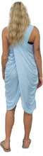 Load image into Gallery viewer, Yogaz New Eco Friendly Bamboo Light Blue Swimsuit Cover-Sun Dress is called &quot;Wave&quot;. It&#39;s super cute, elegant and so comfortable.
