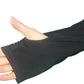 YOGAZ Eco-Friendly Bamboo Fabric Breathe Keyhole Black Long Sleeve Shirt