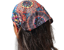 Load image into Gallery viewer, a close up of a person wearing a mandala headband 
