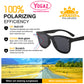 a pair of sunglasses with the words polarizing efficiency