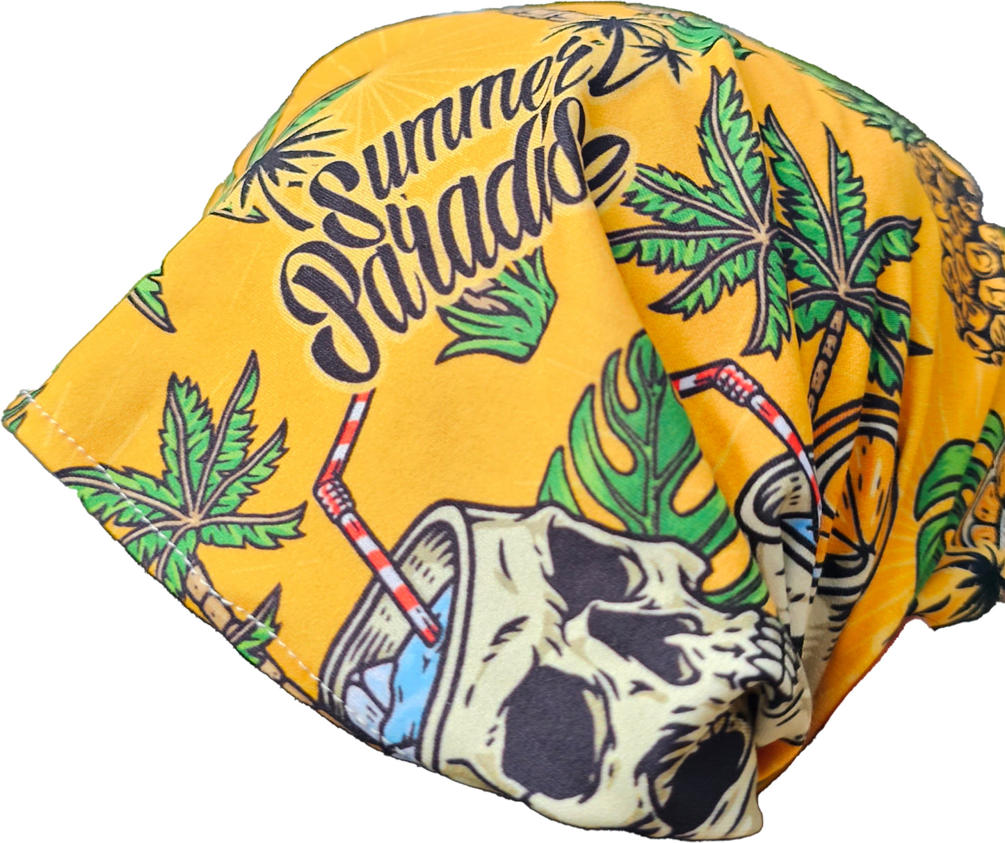 SkullCup Headband matches the Skullcup Tank Top - YOGAZ