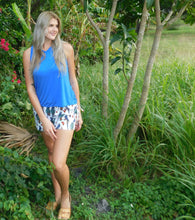 Load image into Gallery viewer, YOGAZ Breezy Tropical Stripe Colorful &amp; Fun Shorts
