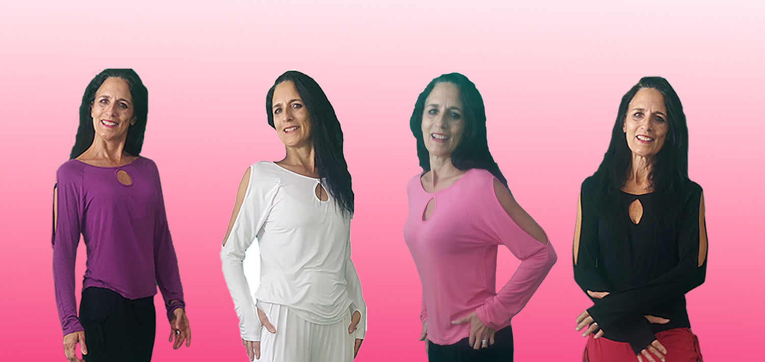 YOGAZ Breath Beachwood Modal Long Sleeve Tops