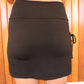 Skort Black Soft Sustainable Eco Friendly Modal Fabric Skort - YOGAZ