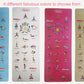 YOGAZ 3D Suede Self-Teaching Yoga Mat (Pink)