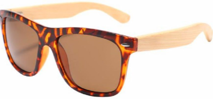 Hollywood real bamboo side sunglasses