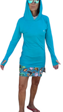 Load image into Gallery viewer, New Bamboo Hoodie Aqua Cool Color Sizes XS to 3XL
