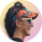 Octy Skort Sea Life Print Sun Visor Hat - Eye-Catching Design, Wide Brim Shade - YOGAZ