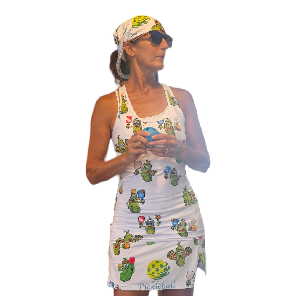 YOGAZ New Pickles Playing Pickleball Skorts are here in Sizes Extra Extra Small to XXL - YOGAZ