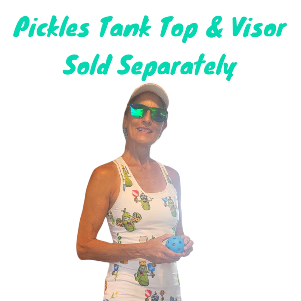 YOGAZ New Pickles Playing Pickleball Skorts are here in Sizes Extra Extra Small to XXL - YOGAZ