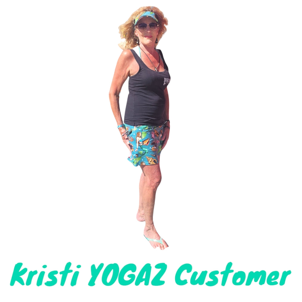 YOGAZ  Mermaid Skorts are here In Sizes Extra Extra Small to XXL - YOGAZ