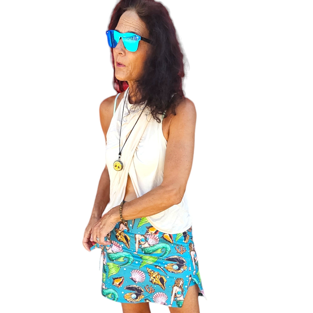 YOGAZ  Mermaid Skorts are here In Sizes Extra Extra Small to XXL - YOGAZ