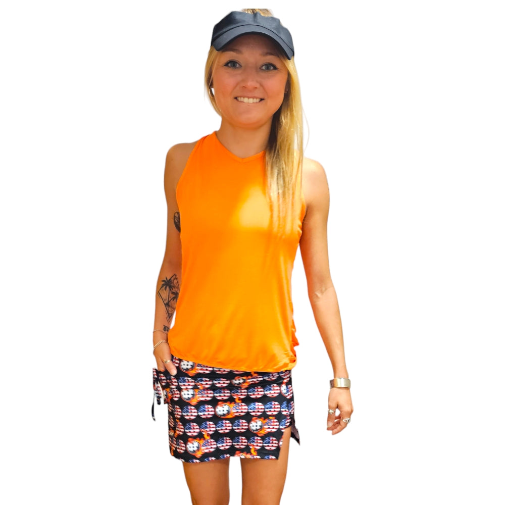 YOGAZ New Pickleball USA Skort are here Sizes Extra Extra Small to XXL - YOGAZ