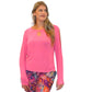 YOGAZ Eco-Friendly Bamboo Breathe Pink Long Sleeve Shirt - YOGAZ