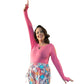 YOGAZ Eco-Friendly Bamboo Breathe Pink Long Sleeve Shirt - YOGAZ